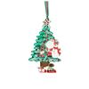 Santa & Snowman Christmas Tree Decoration