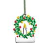 Wreath with Candle Christmas Tree Decoration