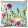 Marais Bird Meadow Chenille Cushion Cover Multi 45x45cm
