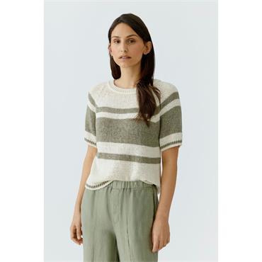 Sweater White Green