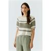 Sweater White Green