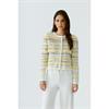 Cardigan White Yellow
