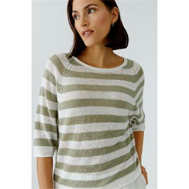 Sweater White Green