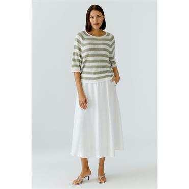 Sweater White Green