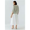 Sweater White Green
