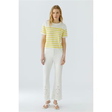 Sweater White Yellow