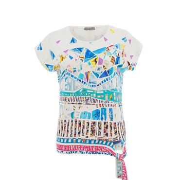 Dolcezza Blue & White Sweater