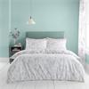 Emilia Floral Duvet Set White