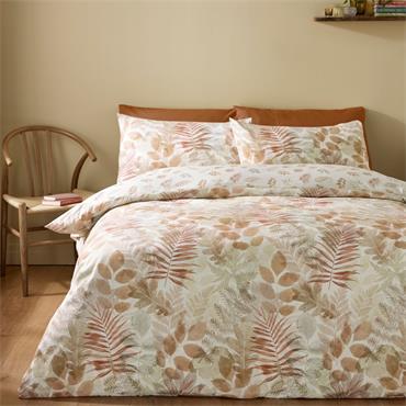 Autumn Leaves Duvet Set Natural
