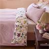Climbing Rose Stripe Duvet Set Pink