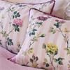 Climbing Rose Stripe Duvet Set Pink