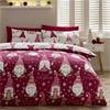 Christmas Gonks Duvet Set Plum