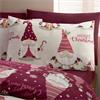 Christmas Gonks Duvet Set Plum