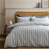Brushed Somerset Stripe Duvet Set Blue
