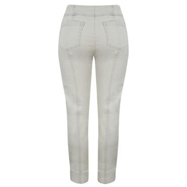 ROBELL Bella-09 Jean 7/8 length with Rear Pockets - Light Grey