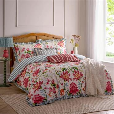 Claudia Floral Ruffle Duvet Set Multi