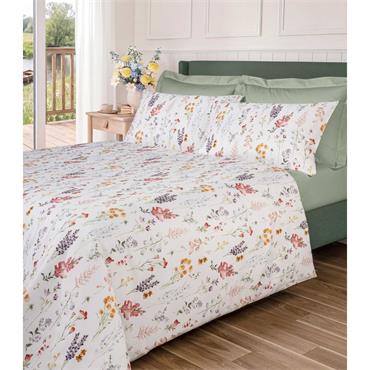 Wildflower Duvet Set White