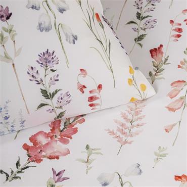 Wildflower Duvet Set White