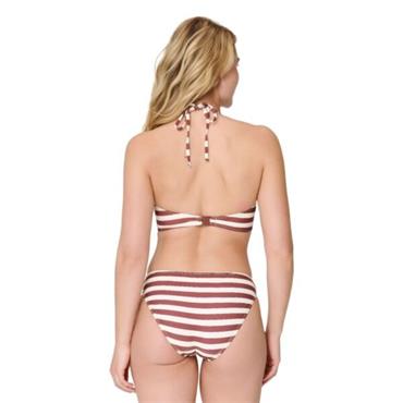 Triangle Padded Bikini Set Sable Stripe