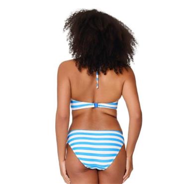 Triangle Padded Bikini Set Ortensia Blue Stripe