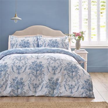 Antoinette Duvet Set Blue