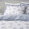 Lucie Floral Duvet Cover Set Blue