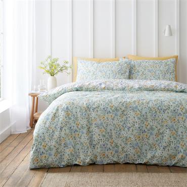 Ditsy Floral Duvet Set Green