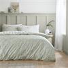 Scallop Floral Duvet Cover Set Green