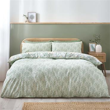 Forest Blossom Quilt Set Green