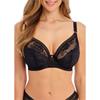 Fusion Lace Padded Plunge Bra Black