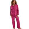 Animal Print Flannelette Pyjama Set Cerise