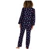 Cute Dog Flannelette Pyjama Set Navy