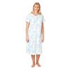 Agnes Short Sleeve Cotton Nightdress Blue