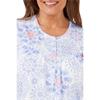 Geo Cotton Nightdress Blue