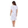 Geo Cotton Nightdress Blue