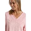 Delicate Floral Fleece Pyjama Set Pink