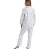 Floral Bouquet Flannelette Pyjama Set Lavender