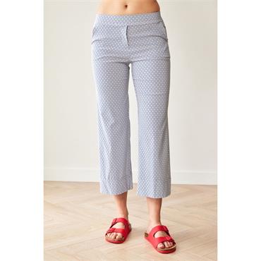 Print Turn Up Trousers 