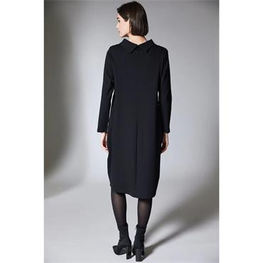 Brush Stroke Dress Black