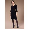 Frill Sleeve Dress Black