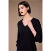Frill Sleeve Dress Black