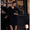 Frill Sleeve Dress Black