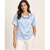 Satin Top Sky Blue