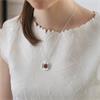 Silver & Rose Gold Plated Tiamo Pendant
