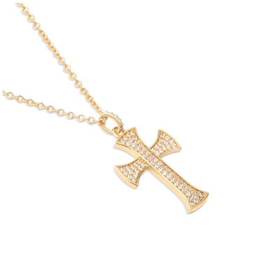 Gold Plated Cross Pendant