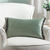 Tilly Velvet Reversible Cushion Sage/Grey 30x50cm