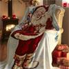 Father Christmas Fleece Throw