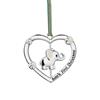 Babys 1st Christmas Heart Tree Decoration