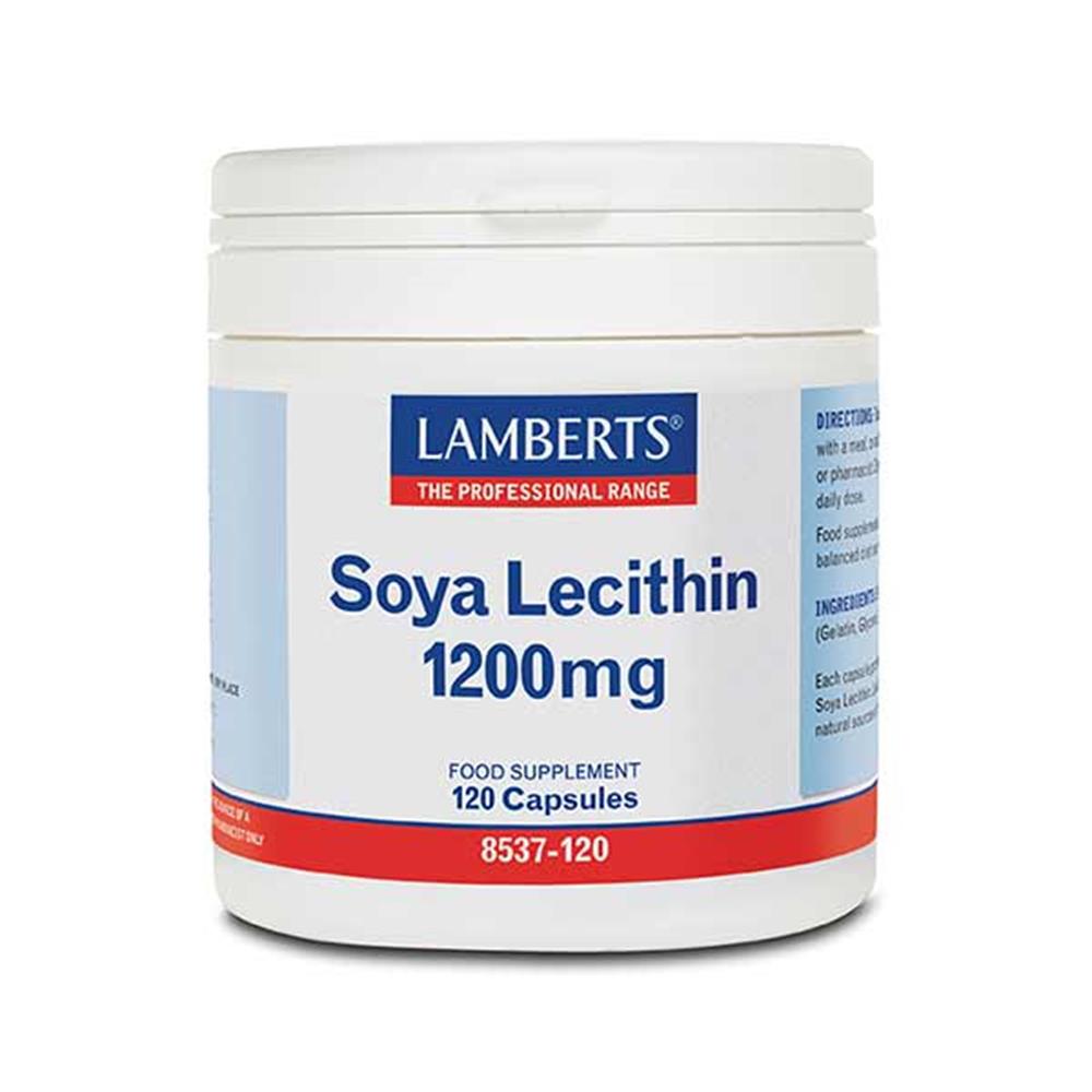Lamberts Soya Lecithin 1200mg 120 Capsules Inish Pharmacy Ireland