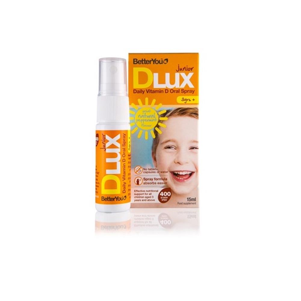 BetterYou Junior DLUX Daily Vitamin D Oral Spray 400IU 15ml Inish